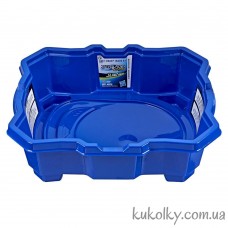 Бейблейд синяя базовая Арена Турбо Слингшок (Beyblade Burst Turbo Slingshock Beystadium with Rail System Hasbro)