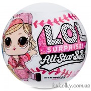 Бейсбол Спаркл ЛОЛ куля рожевий 