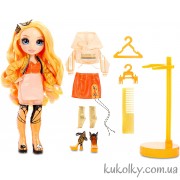 Лялька Рейнбоу Хай Поппі Роуен (помаранчева) 