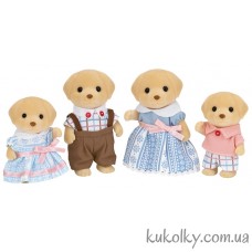  Сильвания Феміліс Сім'я жовтих лабрадорів (Sylvanian Families Yellow Labrador Family) 